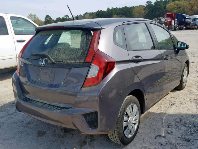 3HGGK5H50HM713707 - 2017 HONDA FIT LX GRAY photo 4