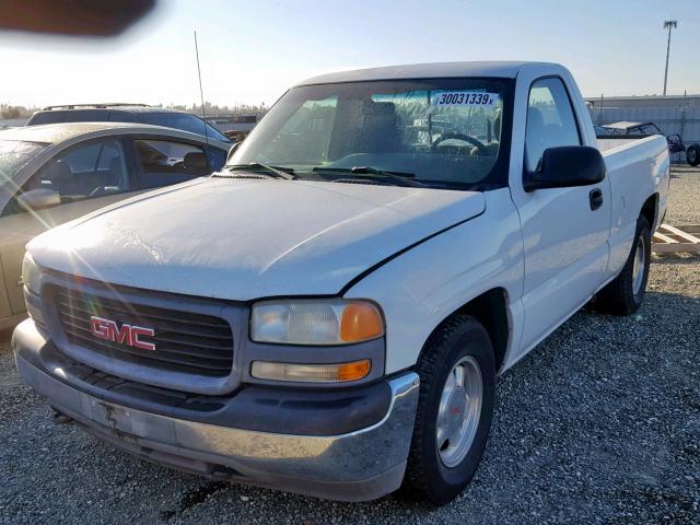 1GTEC14W6XZ508030 - 1999 GMC NEW SIERRA WHITE photo 2