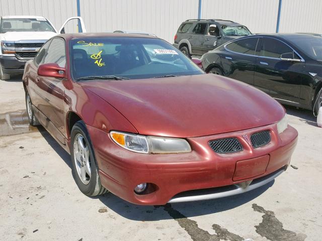 1G2WP12KXYF263667 - 2000 PONTIAC GRAND PRIX MAROON photo 1