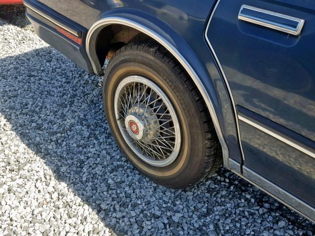 1G3AM19E5FG379834 - 1985 OLDSMOBILE CUTLASS CI BLUE photo 9