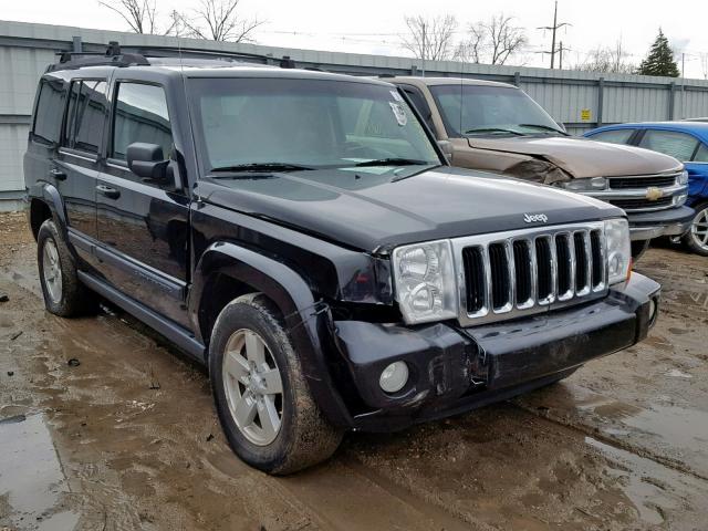 1J8HG48K28C220688 - 2008 JEEP COMMANDER BLACK photo 1