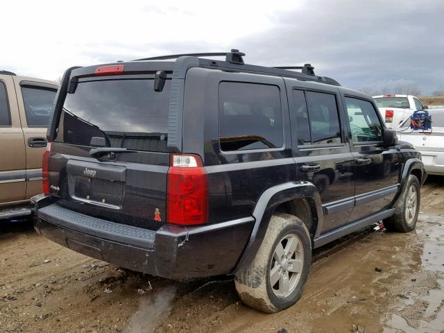 1J8HG48K28C220688 - 2008 JEEP COMMANDER BLACK photo 4