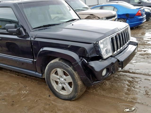 1J8HG48K28C220688 - 2008 JEEP COMMANDER BLACK photo 9