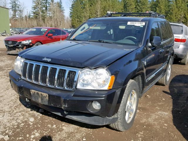 1J4HR58N65C628859 - 2005 JEEP GRAND CHER BLACK photo 2