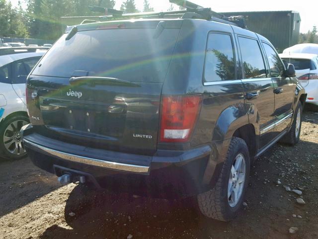 1J4HR58N65C628859 - 2005 JEEP GRAND CHER BLACK photo 4