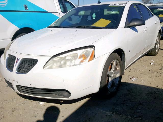 1G2ZH57N194116364 - 2009 PONTIAC G6 GT WHITE photo 2