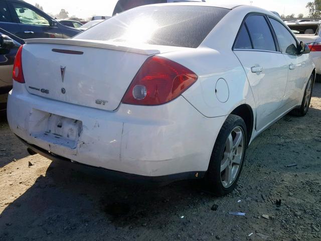 1G2ZH57N194116364 - 2009 PONTIAC G6 GT WHITE photo 4