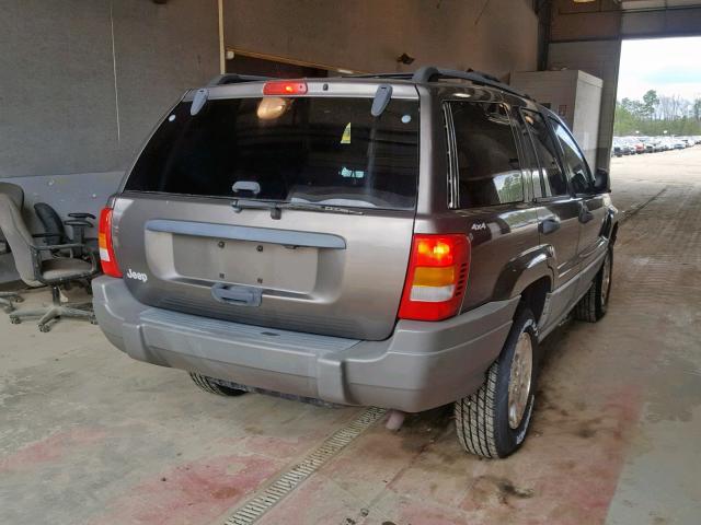 1J4GW58S3XC749829 - 1999 JEEP GRAND CHER GRAY photo 4