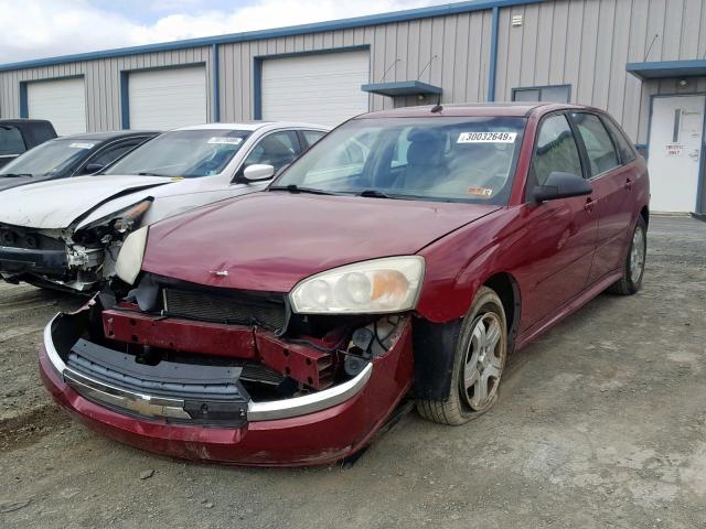 1G1ZU64864F170700 - 2004 CHEVROLET MALIBU MAX 栗色 照片 2