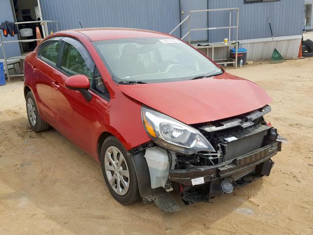 KNADM4A31D6292828 - 2013 KIA RIO LX RED photo 1