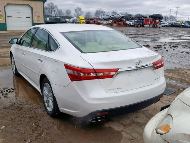 4T1BK1EB8DU063280 - 2013 TOYOTA AVALON BAS WHITE photo 3