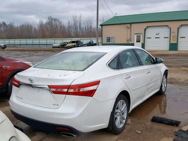 4T1BK1EB8DU063280 - 2013 TOYOTA AVALON BAS WHITE photo 4