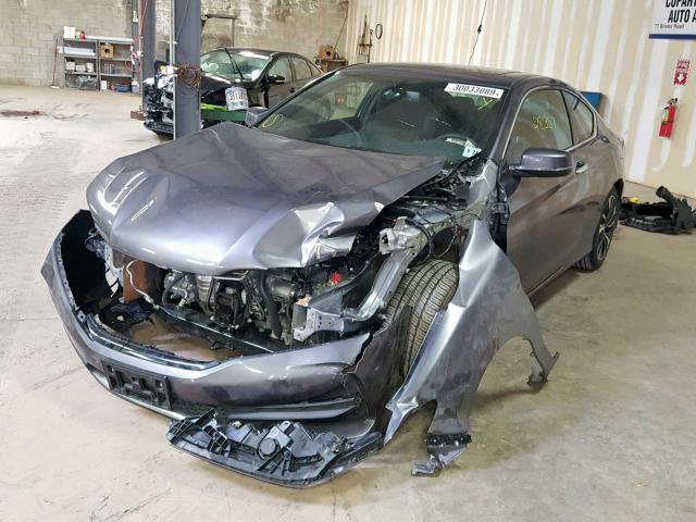 1HGCT2A84HA004824 - 2017 HONDA ACCORD EXL GRAY photo 2