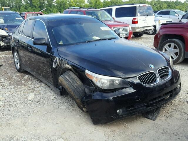 WBANE535X7CW68325 - 2007 BMW 525 I BLACK photo 1