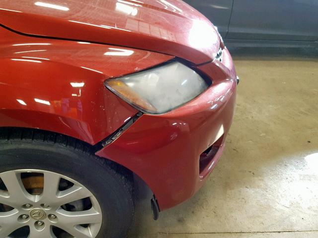 JM3ER293280205584 - 2008 MAZDA CX-7 RED photo 9