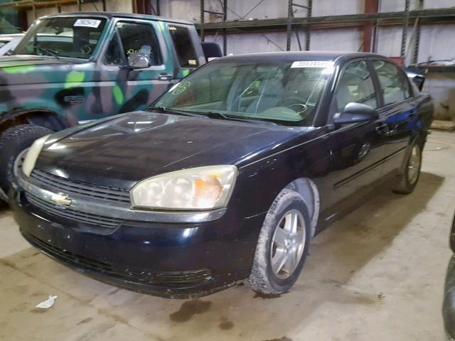1G1ZT52845F309076 - 2005 CHEVROLET MALIBU LS BLUE photo 2