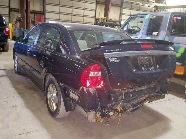 1G1ZT52845F309076 - 2005 CHEVROLET MALIBU LS BLUE photo 3