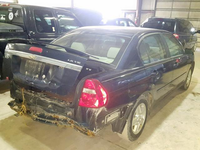 1G1ZT52845F309076 - 2005 CHEVROLET MALIBU LS BLUE photo 4
