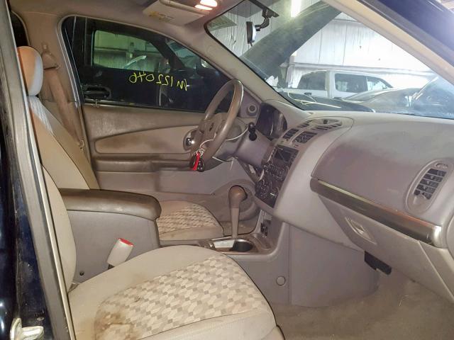 1G1ZT52845F309076 - 2005 CHEVROLET MALIBU LS BLUE photo 5