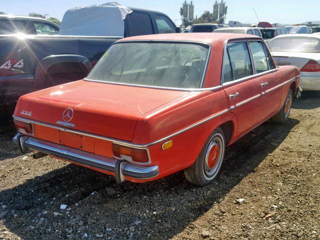 11401012033233 - 1969 MERCEDES-BENZ S CLASS RED photo 4