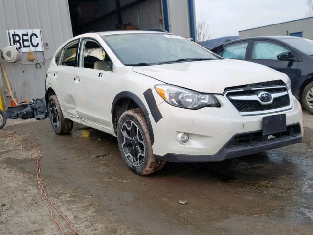 JF2GPAKC5E8342254 - 2014 SUBARU XV CROSSTR WHITE photo 1