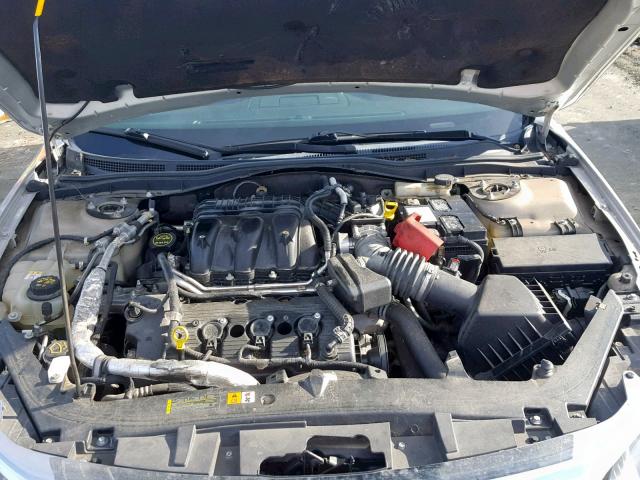 3FAHP0JG0AR298227 - 2010 FORD FUSION SEL SILVER photo 7