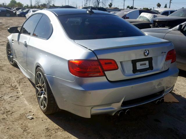 WBSKG9C56BE646058 - 2011 BMW M3 SILVER photo 3