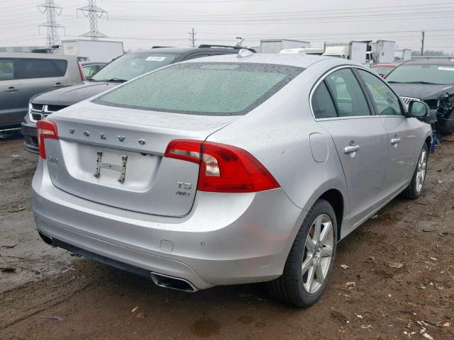 YV1612TKXG2392087 - 2016 VOLVO S60 PREMIE SILVER photo 4