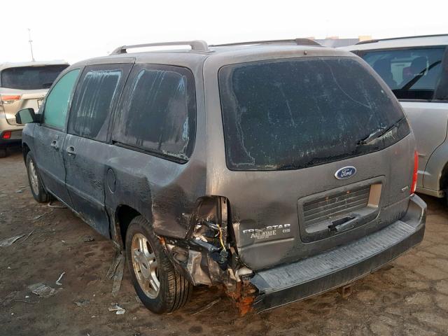 2FMZA52286BA05384 - 2006 FORD FREESTAR S GRAY photo 3