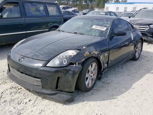 JN1AZ34E83T014168 - 2003 NISSAN 350Z COUPE BLACK photo 2