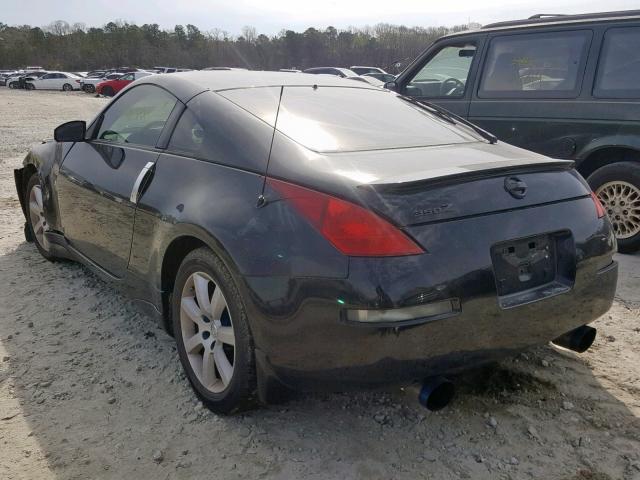 JN1AZ34E83T014168 - 2003 NISSAN 350Z COUPE BLACK photo 3