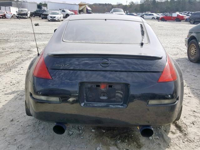 JN1AZ34E83T014168 - 2003 NISSAN 350Z COUPE BLACK photo 9