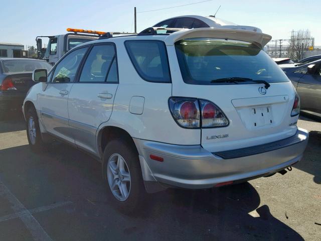 JTJHF10U710177573 - 2001 LEXUS RX 300 WHITE photo 3