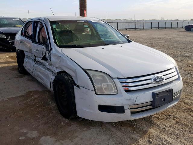 3FAHP06Z27R259402 - 2007 FORD FUSION S WHITE photo 1