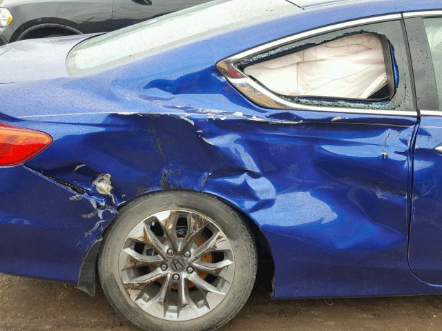 1HGCT1B34EA010194 - 2014 HONDA ACCORD LX- BLUE photo 9