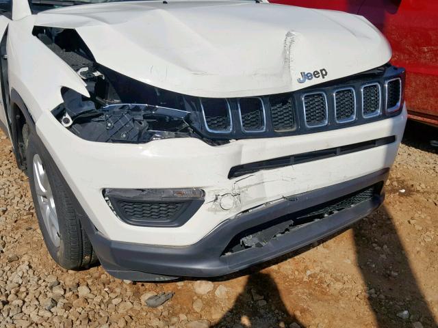 3C4NJCAB4JT411278 - 2018 JEEP COMPASS SP 白色 照片 9
