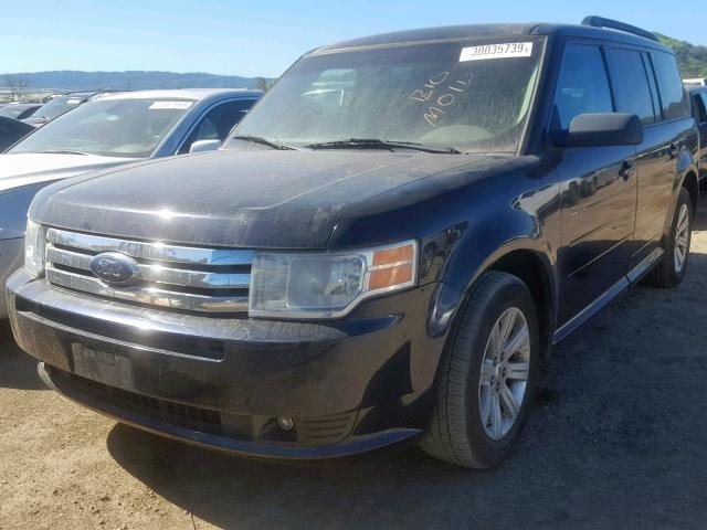 2FMDK51C99BA17937 - 2009 FORD FLEX SE BLACK photo 2