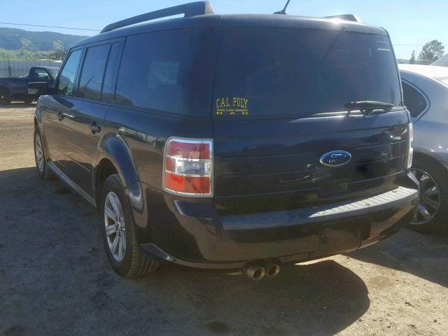 2FMDK51C99BA17937 - 2009 FORD FLEX SE BLACK photo 3