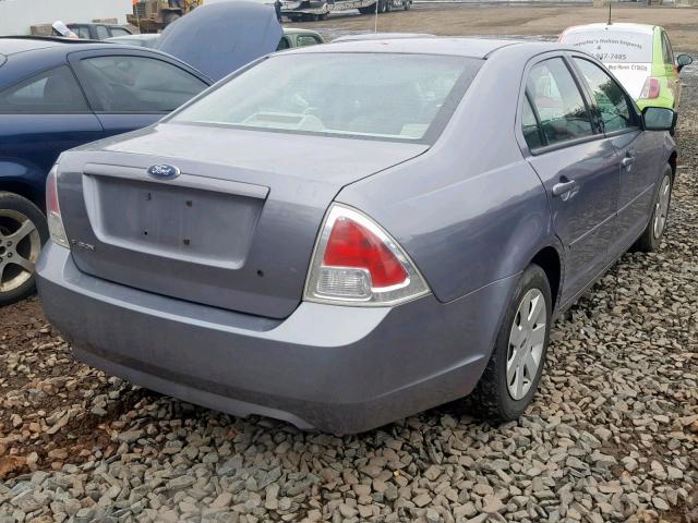 3FAHP06Z56R190705 - 2006 FORD FUSION S GRAY photo 4