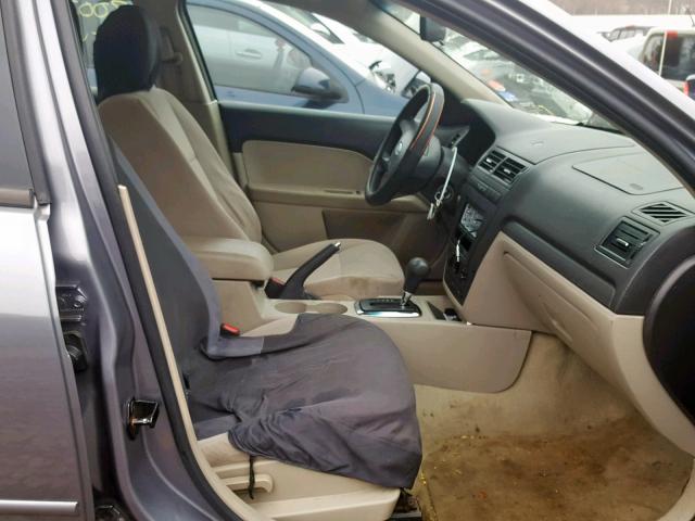 3FAHP06Z56R190705 - 2006 FORD FUSION S GRAY photo 5