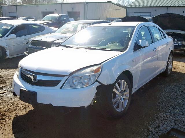 1G8ZV57B99F237829 - 2009 SATURN AURA XR WHITE photo 2