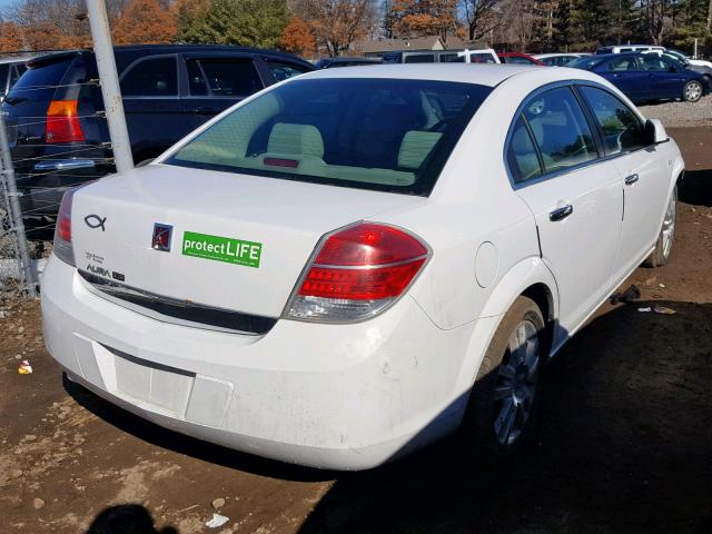 1G8ZV57B99F237829 - 2009 SATURN AURA XR WHITE photo 4