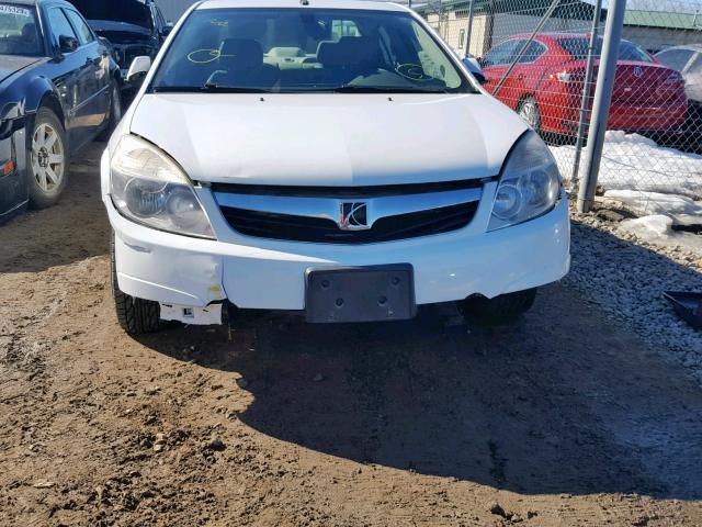 1G8ZV57B99F237829 - 2009 SATURN AURA XR WHITE photo 9