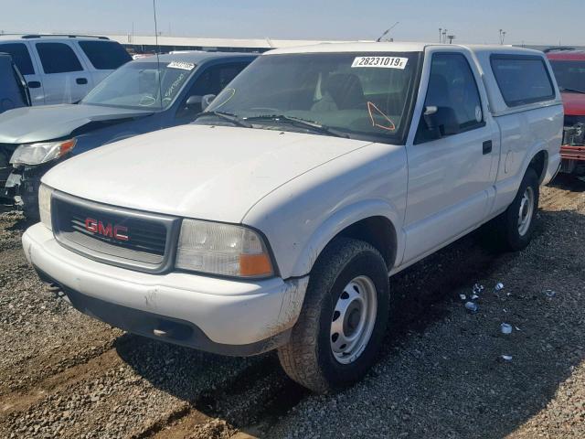 1GTDT14W6Y8313922 - 2000 GMC SONOMA WHITE photo 2