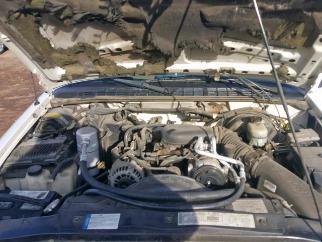 1GTDT14W6Y8313922 - 2000 GMC SONOMA WHITE photo 7