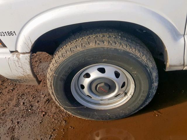 1GTDT14W6Y8313922 - 2000 GMC SONOMA WHITE photo 9