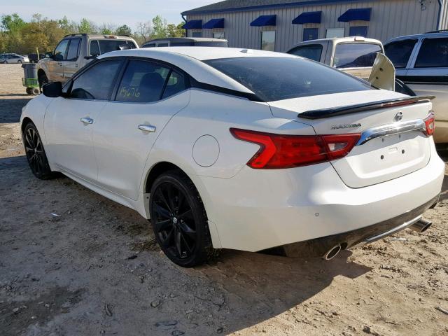 1N4AA6AP1HC415781 - 2017 NISSAN MAXIMA 3.5 WHITE photo 3