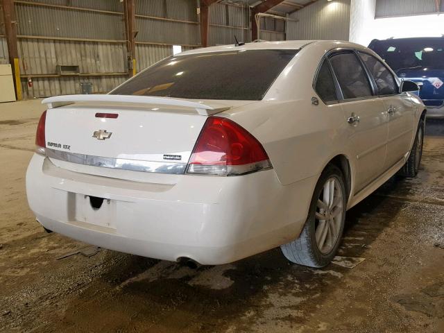 2G1WU57M691127253 - 2009 CHEVROLET IMPALA LTZ WHITE photo 4