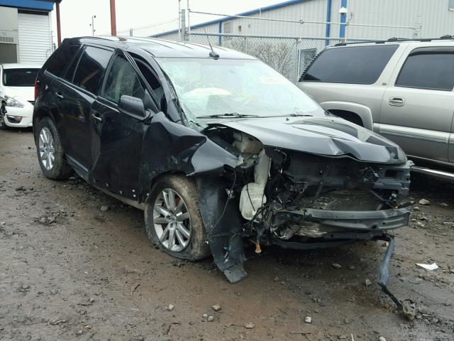 2FMDK3JC3CBA62545 - 2012 FORD EDGE SEL BLACK photo 1