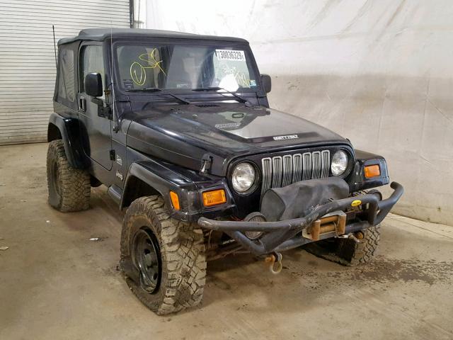 1J4FA59S73P303310 - 2003 JEEP WRANGLER / BLACK photo 1